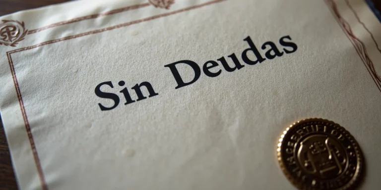 Certificado de no tener deudas Seguridad Social