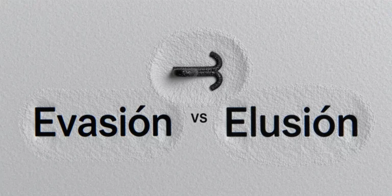 Diferencia entre evasión y elusión fiscal